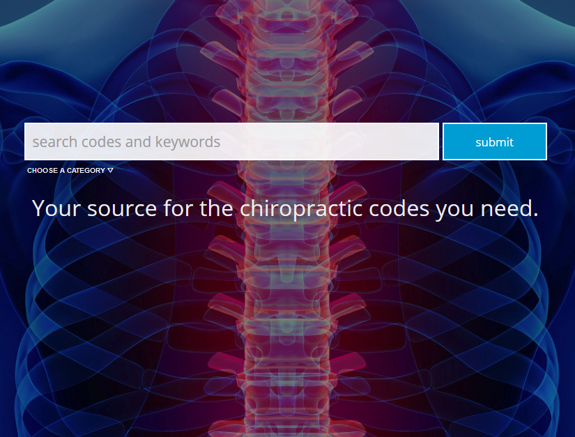 Chiropractic ICD Code Search Tool: Digital Coding by HJ Ross