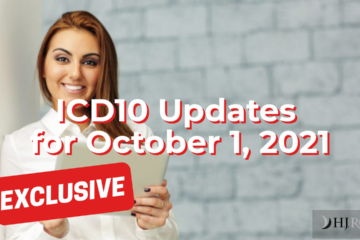 ICD10 Updates for October 1, 2021