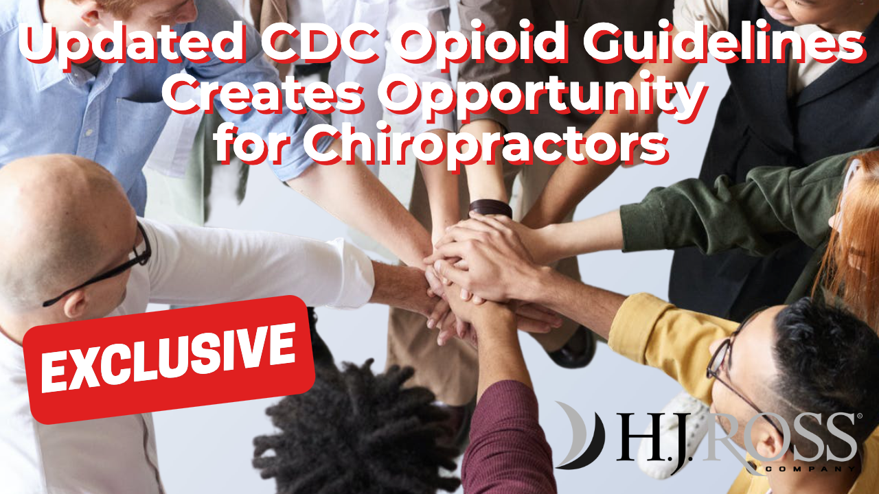 Updated cdc opioid guidelines creates opportunity for chiropractors