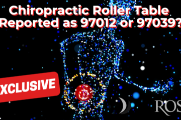 Chiropractic Roller Table Reported as 97012 or 97039?