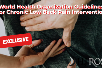 World Health Organization Guidelines for Chronic Low Back Pain Intervention