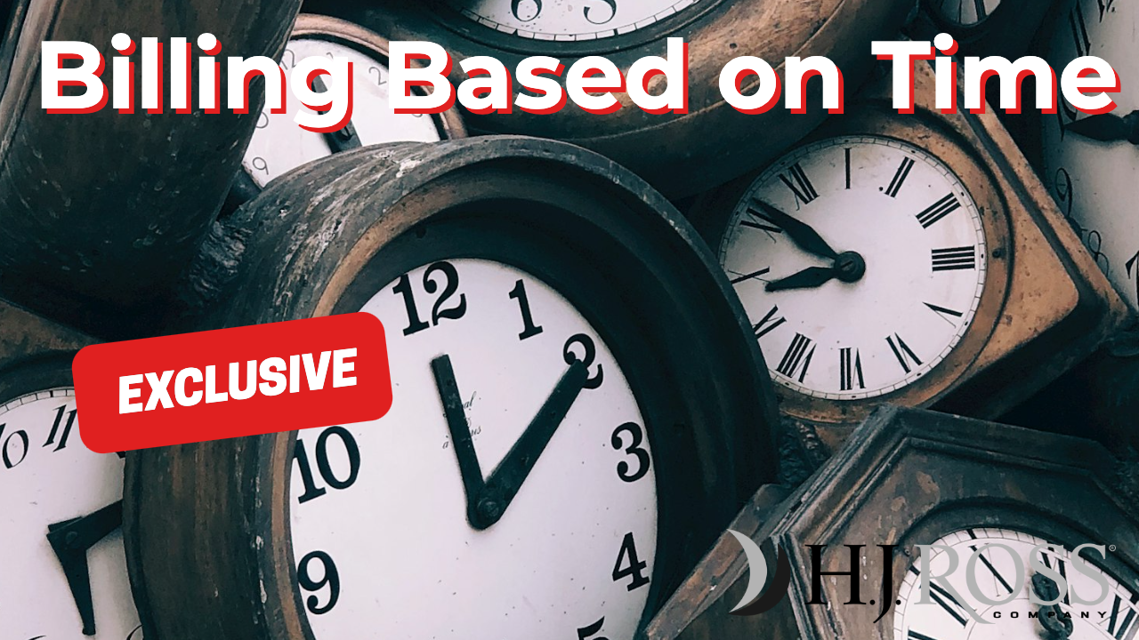 Billing & Coding: Billing Based on Time - HJ Ross Company