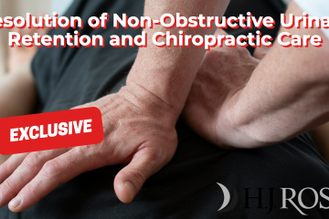 Resolution of Non-Obstructive Urinary Retention